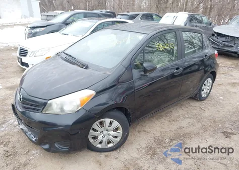2013 Toyota Yaris Le from USA, damaged, VIN JTDKTUD32DD557504